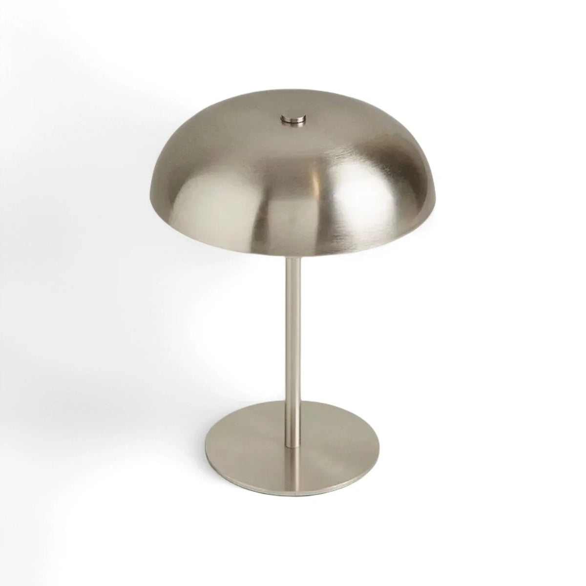 Luminária de Mesa Recarregável sem Fio na cor Prata