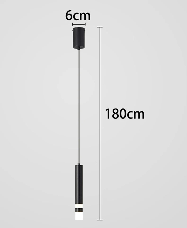 Luminária de Teto Pendente Minimalista para Cabeceira