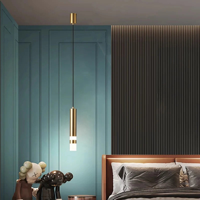Luminária de Teto Pendente Minimalista para Cabeceira