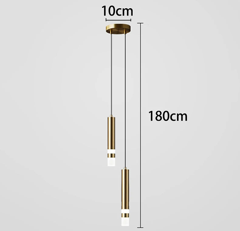 Luminária de Teto Pendente Minimalista para Cabeceira