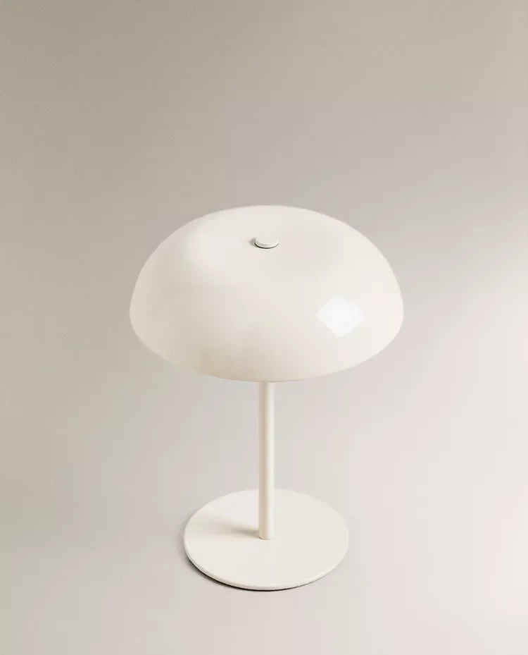 Luminária de Mesa Recarregável sem Fio na cor Branco