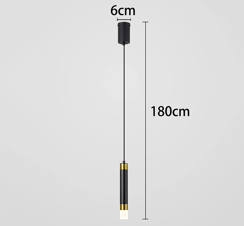 Luminária de Teto Pendente Minimalista para Cabeceira
