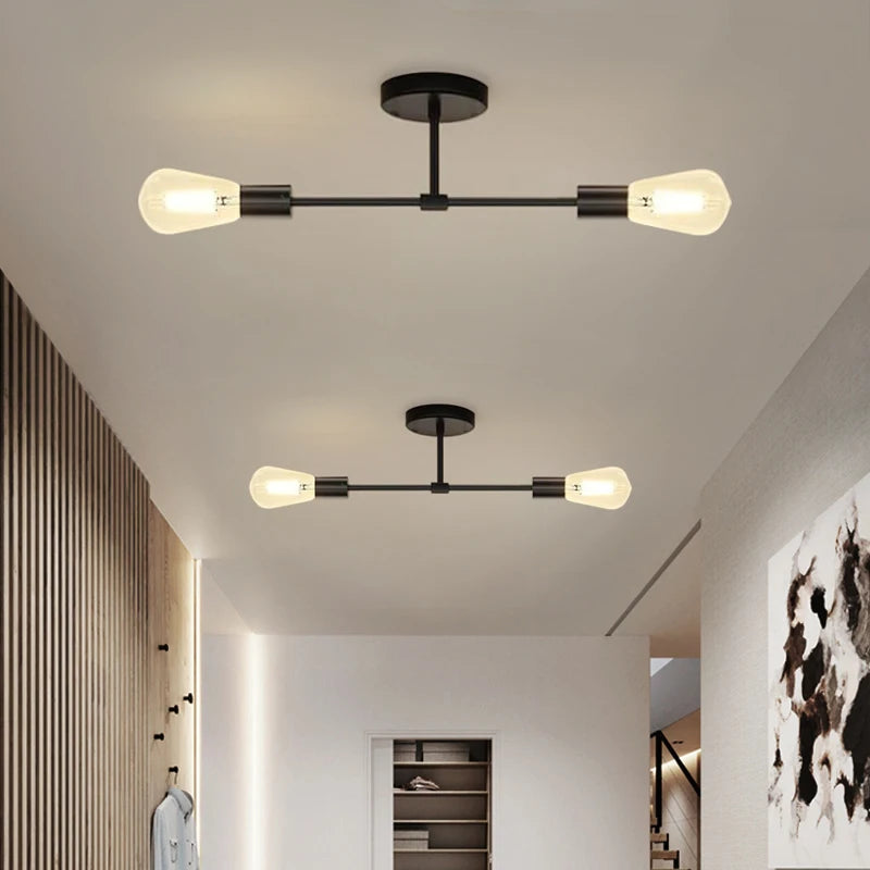 Luminária de Teto Pendente Cluster em Metal